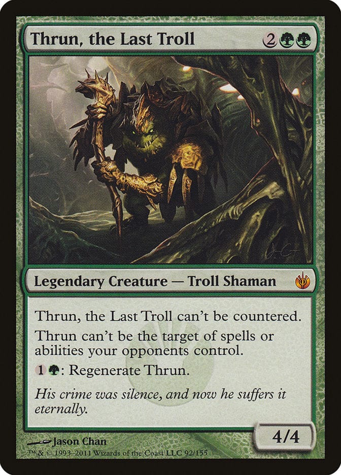 Thrun, the Last Troll [Mirrodin Besieged] Magic: The Gathering