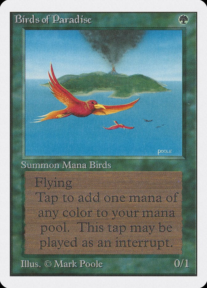 Birds of Paradise [Unlimited Edition] Magic: The Gathering