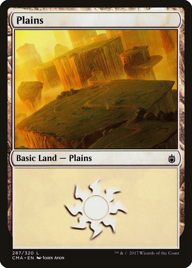 Plains (287) [Commander Anthology] Magic: The Gathering