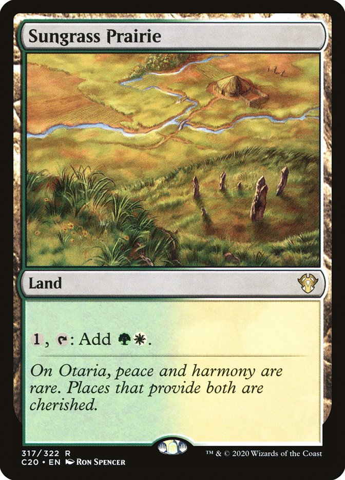 Sungrass Prairie [Commander 2020] Magic: The Gathering