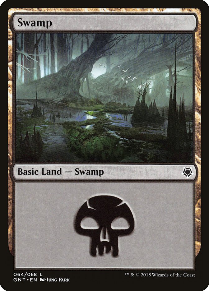 Swamp (64) [Game Night 2018] Magic: The Gathering