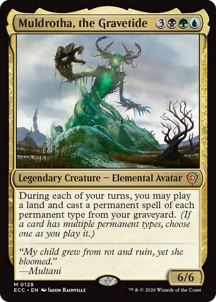 Muldrotha, the Gravetide [Lorwyn Eclipsed Commander] Magic: The Gathering