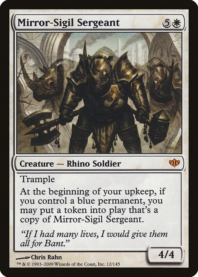 Mirror-Sigil Sergeant [Conflux] Magic: The Gathering