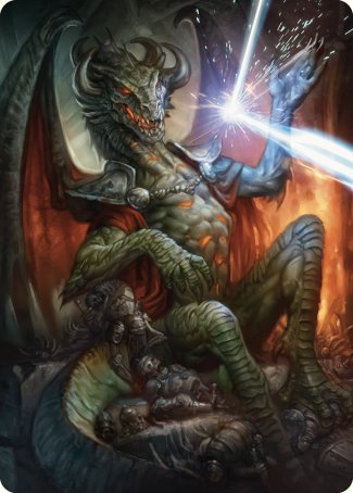 Deflecting Swat Art Card [Commander Masters Art Series] Magic: The Gathering