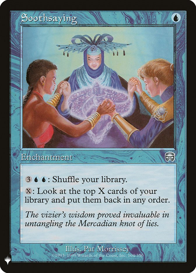 Soothsaying [Mystery Booster] Magic: The Gathering