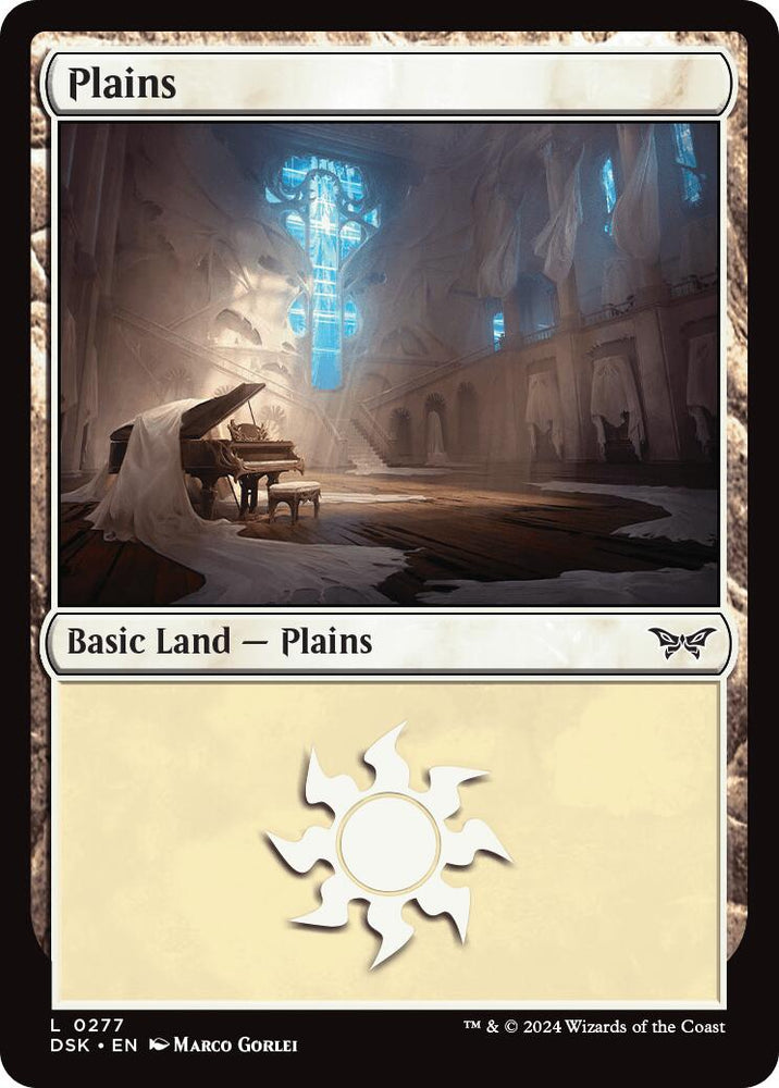 Plains (0277) [Duskmourn: House of Horror] Magic: The Gathering