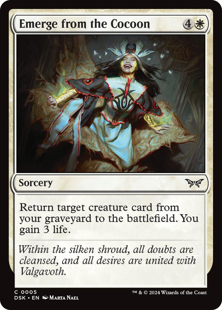 Emerge from the Cocoon [Duskmourn: House of Horror] Magic: The Gathering