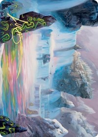 Glittering Frost Art Card (Gold-Stamped Signature) [Kaldheim Art Series] Magic: The Gathering