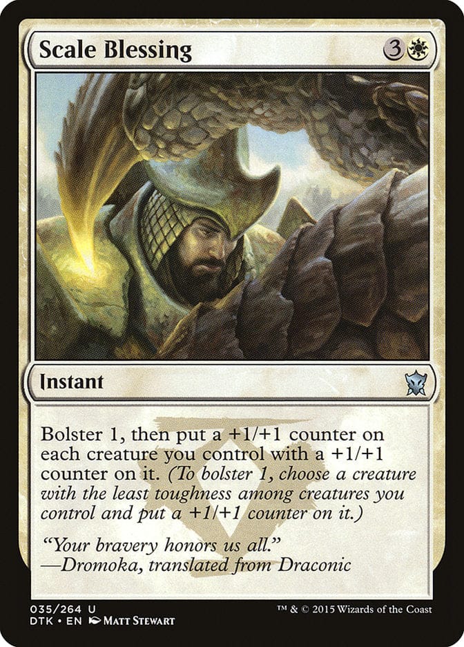 Scale Blessing [Dragons of Tarkir] Magic: The Gathering