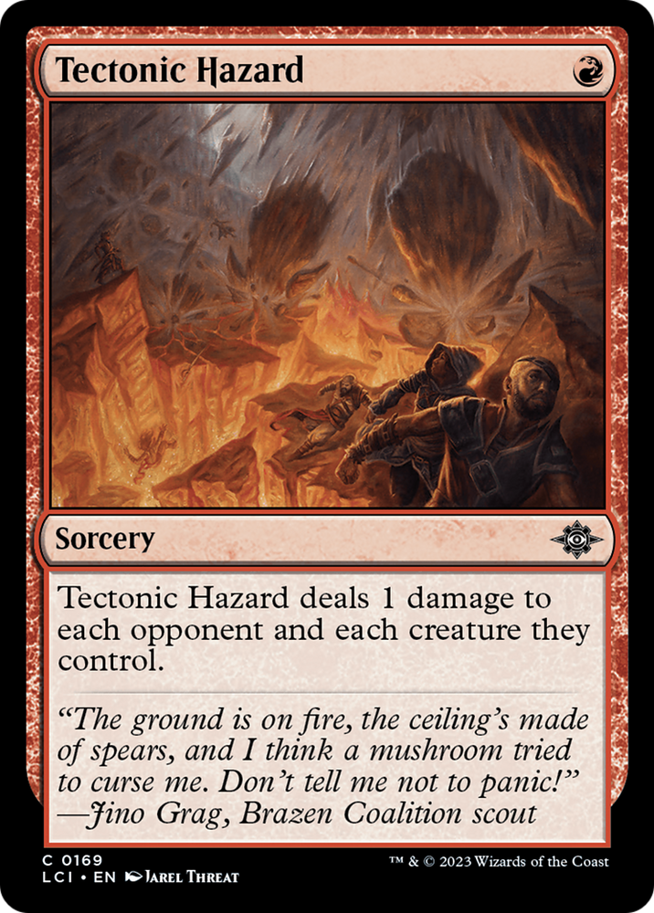 Tectonic Hazard [The Lost Caverns of Ixalan] Magic: The Gathering