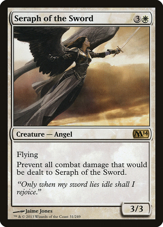 Seraph of the Sword [Magic 2014] Magic: The Gathering