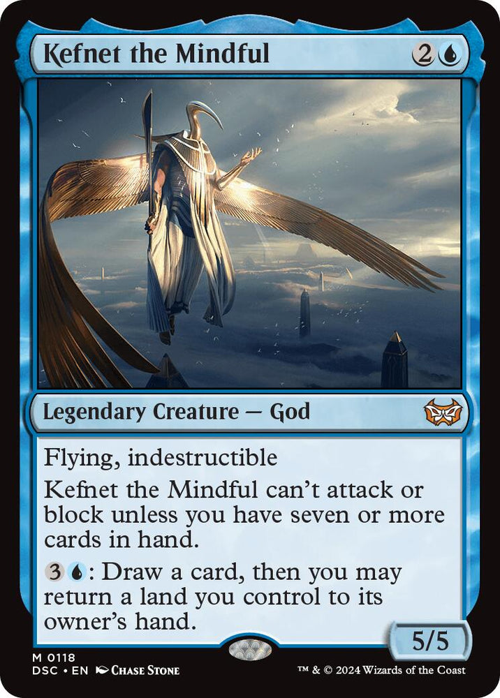 Kefnet the Mindful [Duskmourn: House of Horror Commander] Magic: The Gathering
