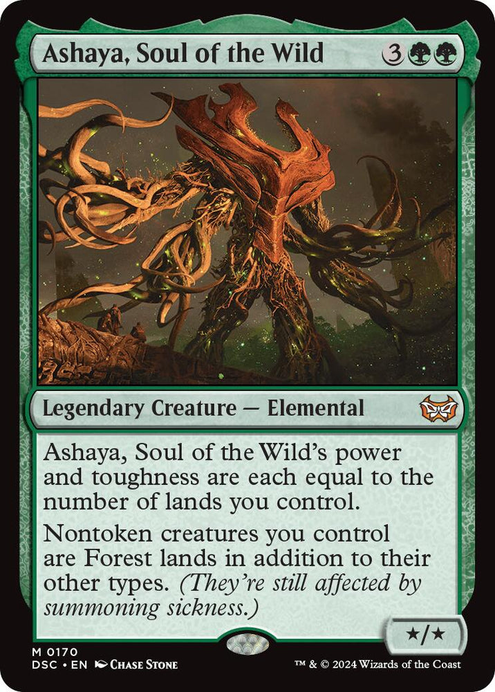 Ashaya, Soul of the Wild [Duskmourn: House of Horror Commander] Magic: The Gathering