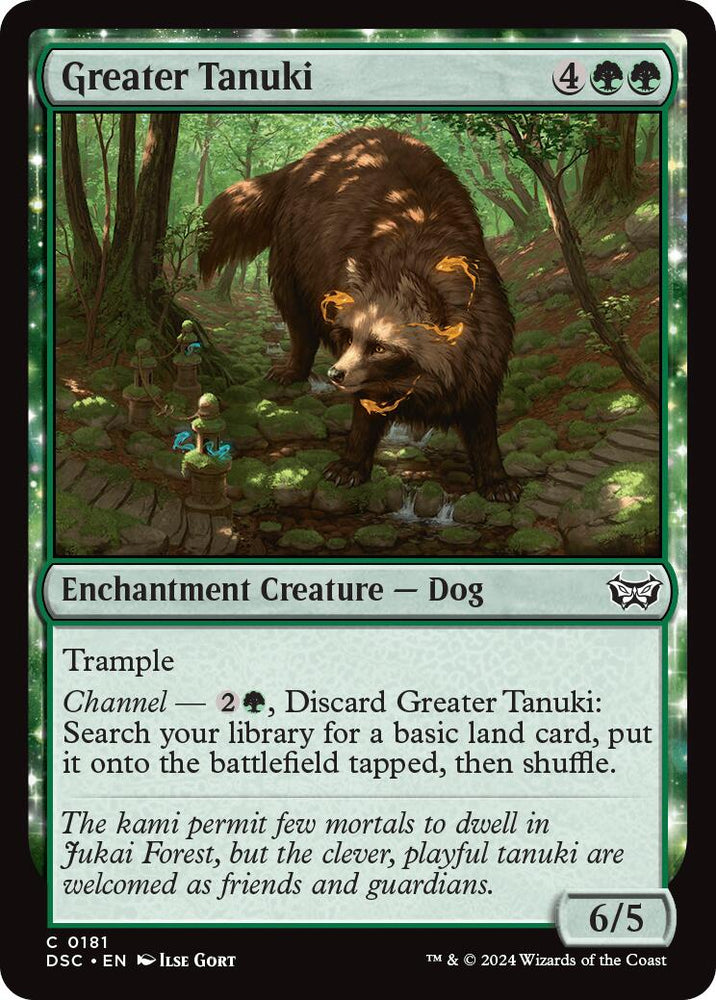 Greater Tanuki [Duskmourn: House of Horror Commander] Magic: The Gathering
