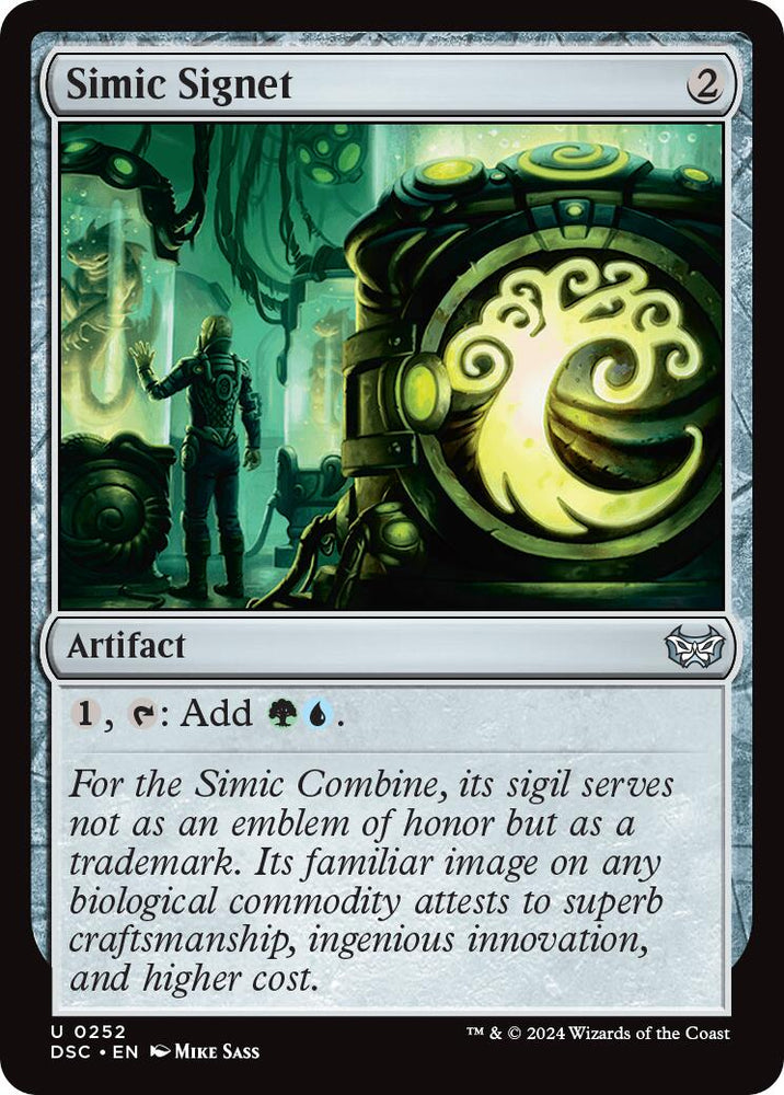 Simic Signet [Duskmourn: House of Horror Commander] Magic: The Gathering