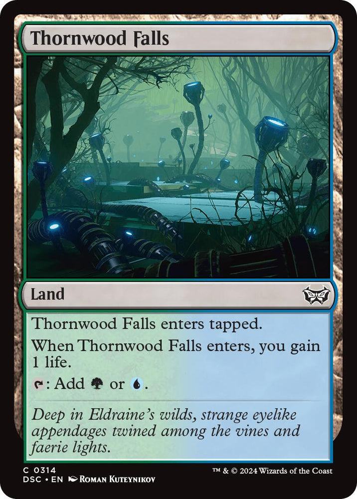 Thornwood Falls [Duskmourn: House of Horror Commander] Magic: The Gathering