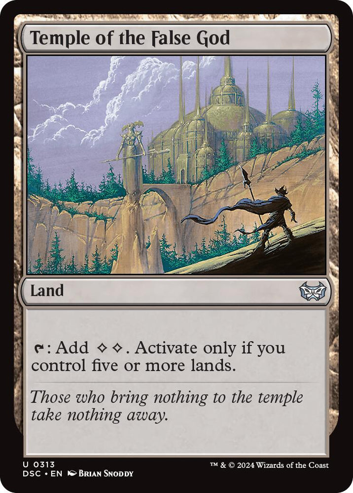 Temple of the False God [Duskmourn: House of Horror Commander] Magic: The Gathering