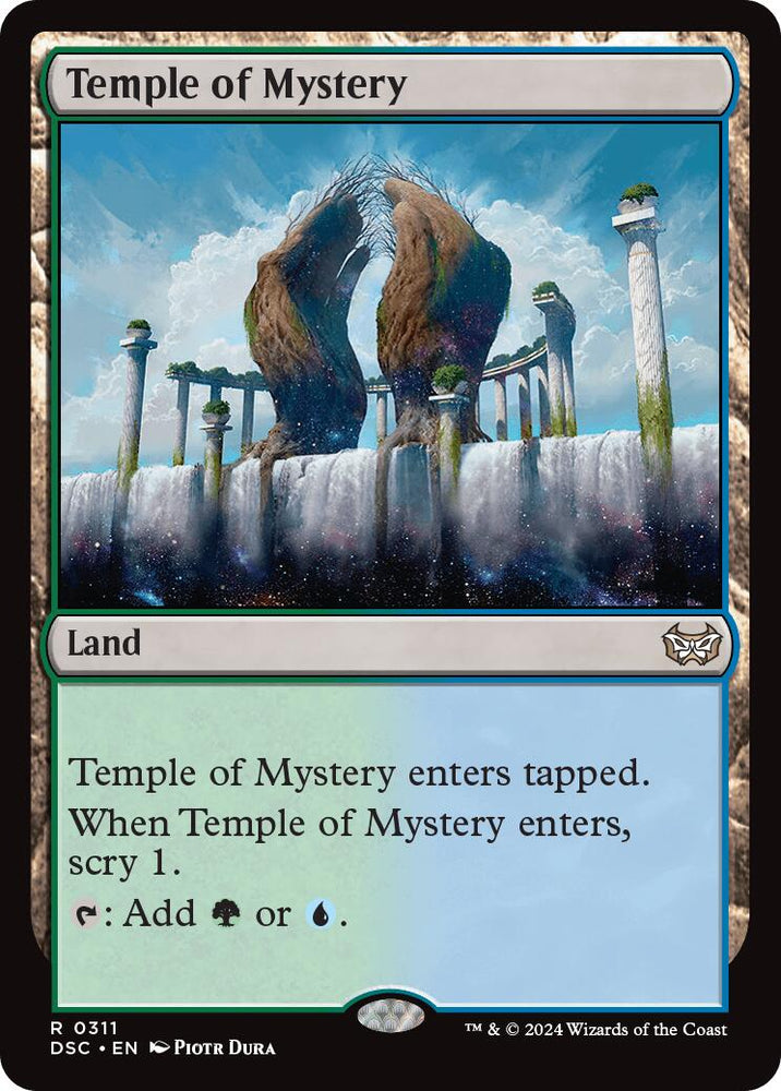 Temple of Mystery [Duskmourn: House of Horror Commander] Magic: The Gathering