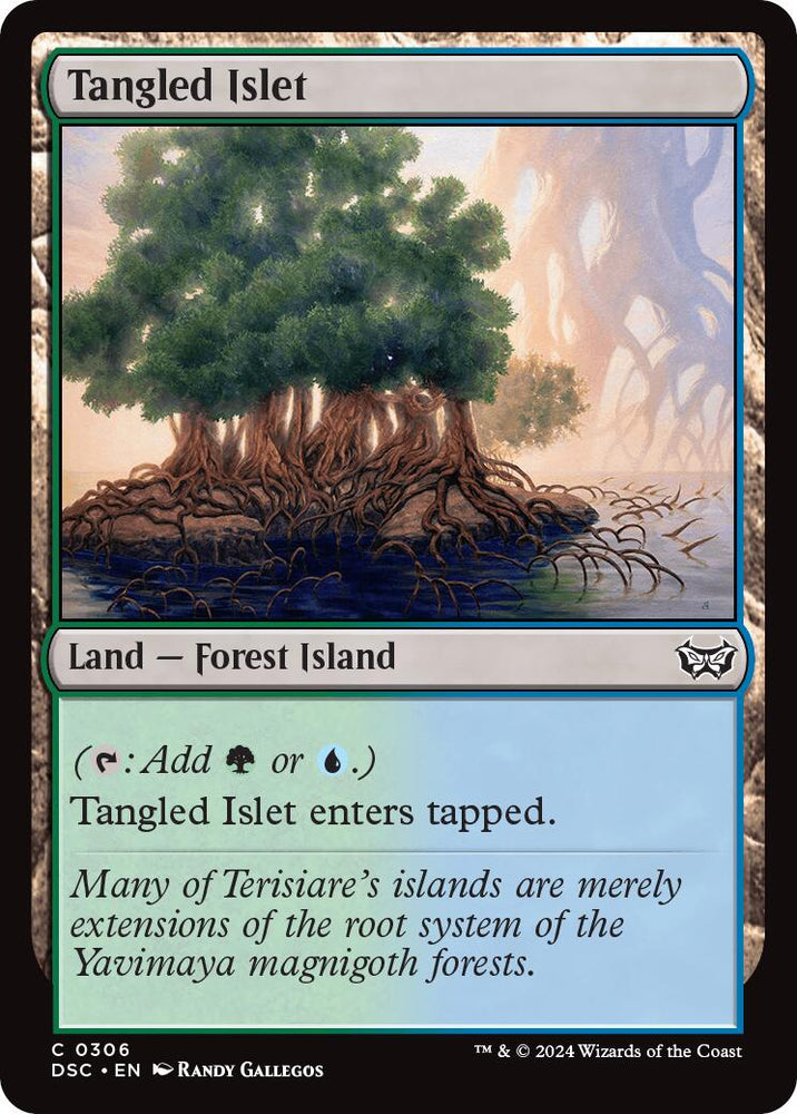 Tangled Islet [Duskmourn: House of Horror Commander] Magic: The Gathering