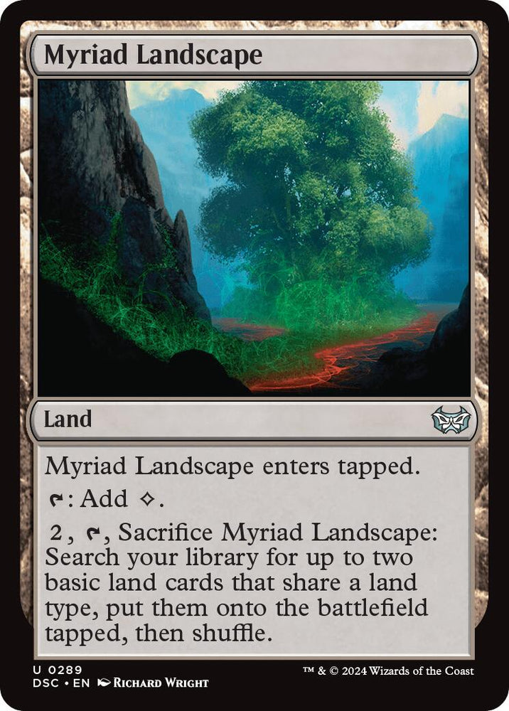 Myriad Landscape [Duskmourn: House of Horror Commander] Magic: The Gathering