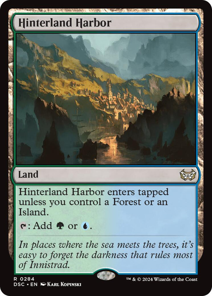 Hinterland Harbor [Duskmourn: House of Horror Commander] Magic: The Gathering