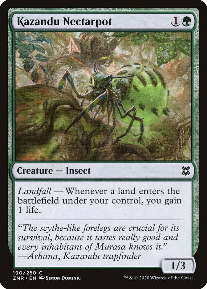 Kazandu Nectarpot [Zendikar Rising] Magic: The Gathering