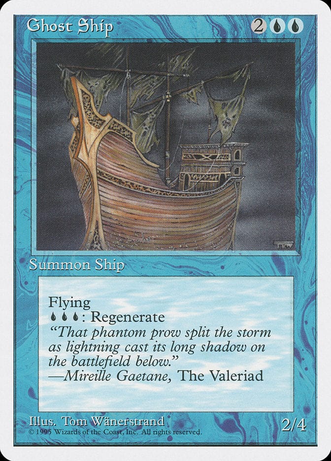 Ghost Ship [Fourth Edition] Magic: The Gathering