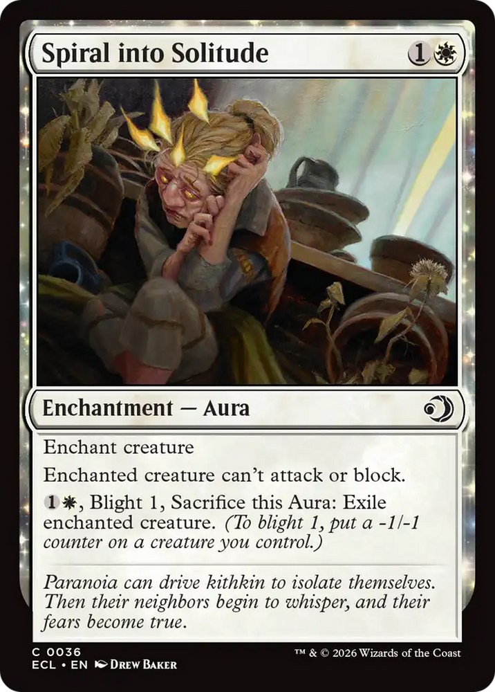 Spiral into Solitude [Lorwyn Eclipsed] Magic: The Gathering