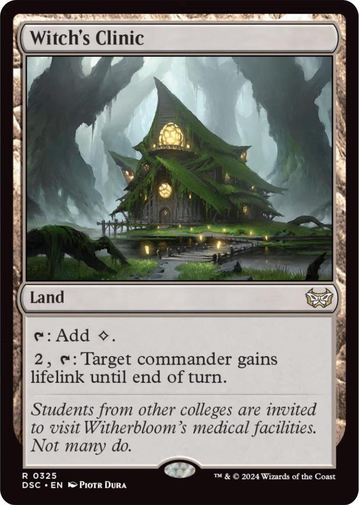 Witch's Clinic [Duskmourn: House of Horror Commander] Magic: The Gathering