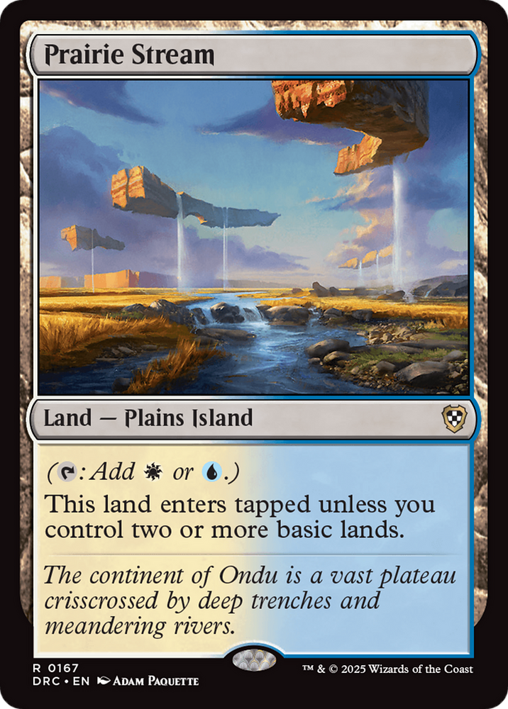 Prairie Stream [Aetherdrift Commander] Magic: The Gathering