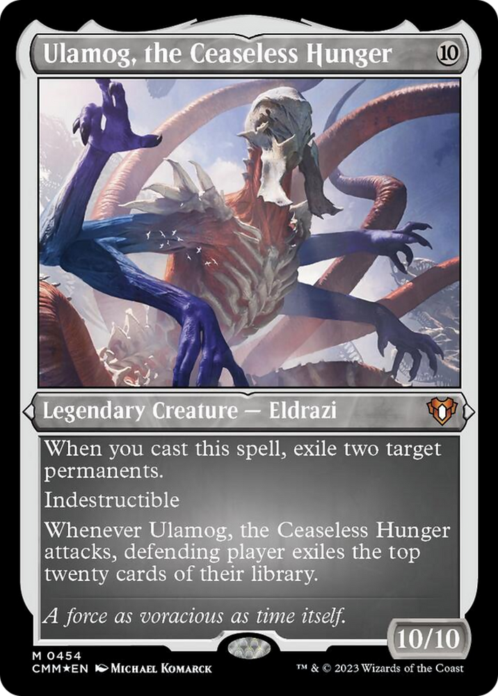 Ulamog, the Ceaseless Hunger (Foil Etched) [Commander Masters] Magic: The Gathering