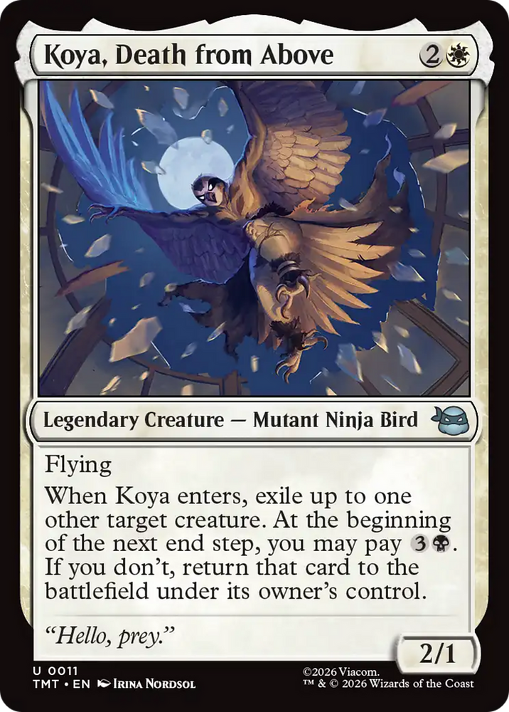 Koya, Death from Above [Teenage Mutant Ninja Turtles] Magic: The Gathering