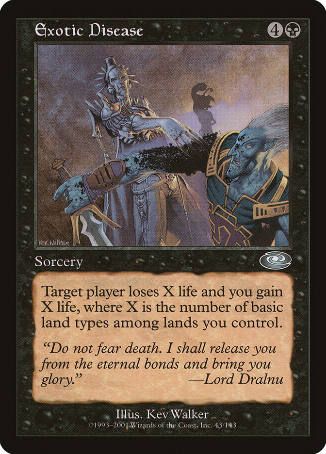 Exotic Disease [Planeshift] Magic: The Gathering