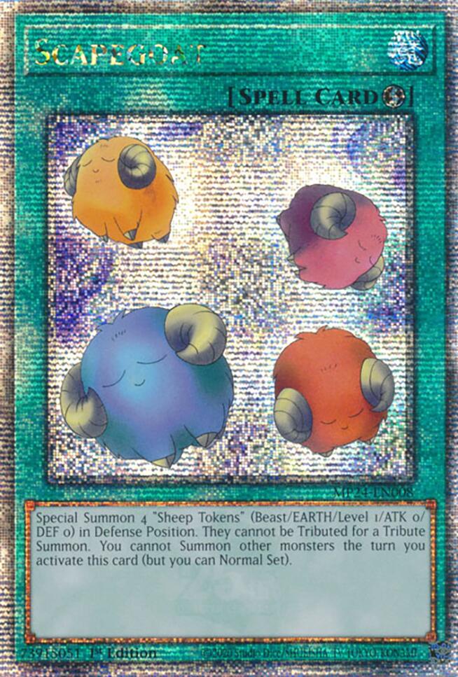 Scapegoat [MP24-EN008] Quarter Century Secret Rare - Yugioh Cards For Your TCG Needs!