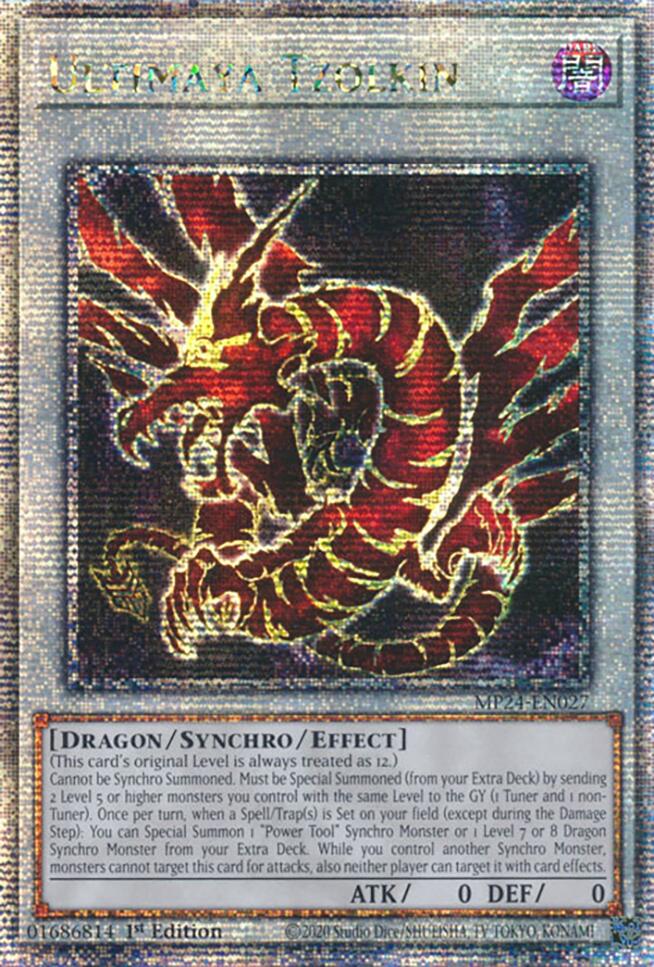 Ultimaya Tzolkin [MP24-EN027] Quarter Century Secret Rare - Yugioh Cards For Your TCG Needs!