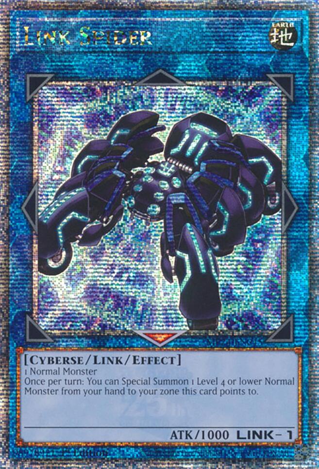 Link Spider [MP24-EN045] Quarter Century Secret Rare - Yugioh Cards For Your TCG Needs!
