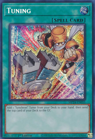 Tuning (Alternate Art) [MP24-EN055] Prismatic Secret Rare - Yugioh Cards For Your TCG Needs!