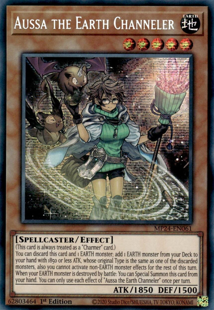 Aussa the Earth Channeler [MP24-EN061] Prismatic Secret Rare - Yugioh Cards For Your TCG Needs!