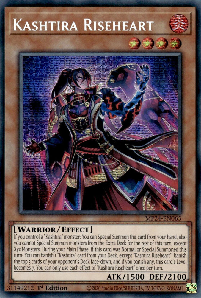 Kashtira Riseheart [MP24-EN065] Prismatic Secret Rare - Yugioh Cards For Your TCG Needs!