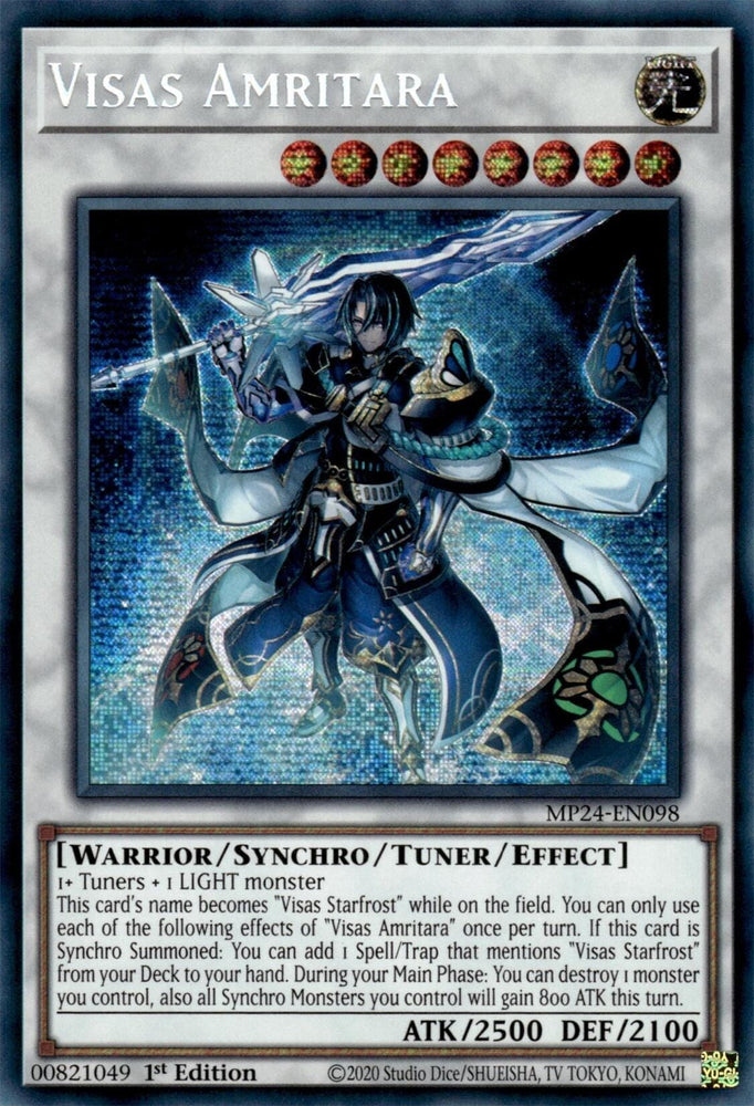 Visas Amritara [MP24-EN098] Prismatic Secret Rare - Yugioh Cards For Your TCG Needs!