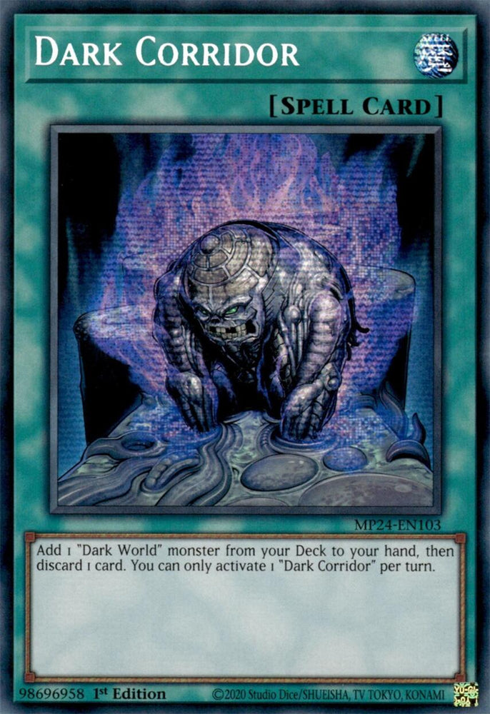 Dark Corridor [MP24-EN103] Prismatic Secret Rare - Yugioh Cards For Your TCG Needs!