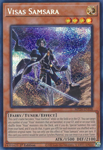 Visas Samsara [MP24-EN108] Prismatic Secret Rare - Yugioh Cards For Your TCG Needs!