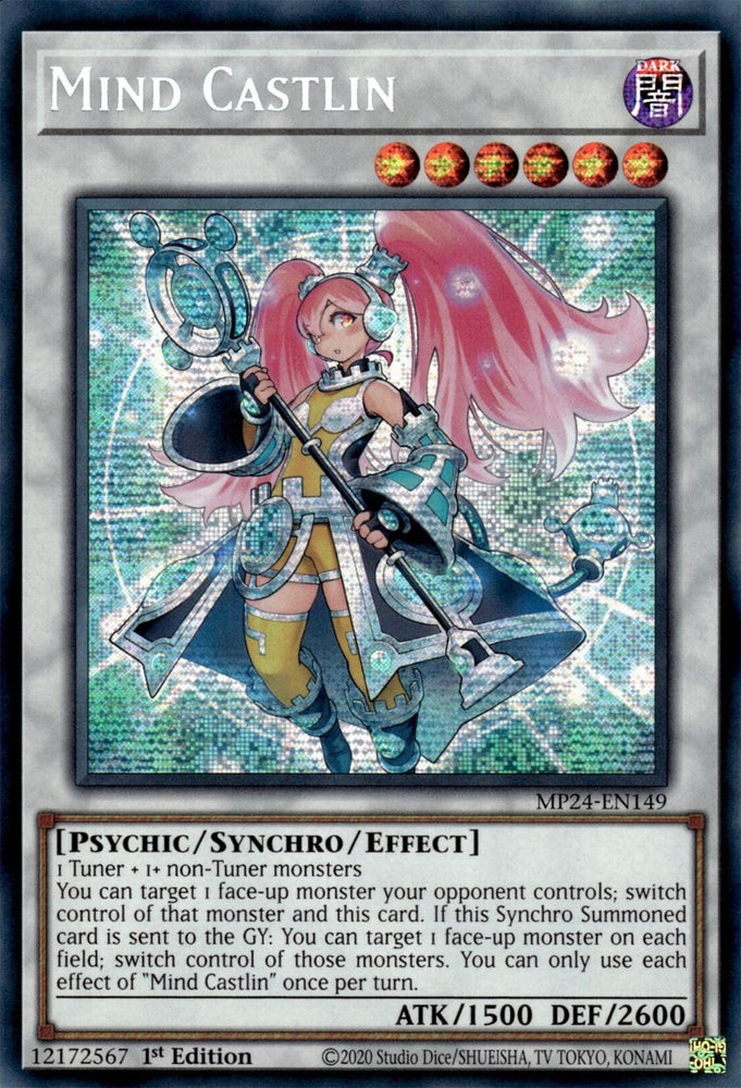 Mind Castlin [MP24-EN149] Prismatic Secret Rare - Yugioh Cards For Your TCG Needs!