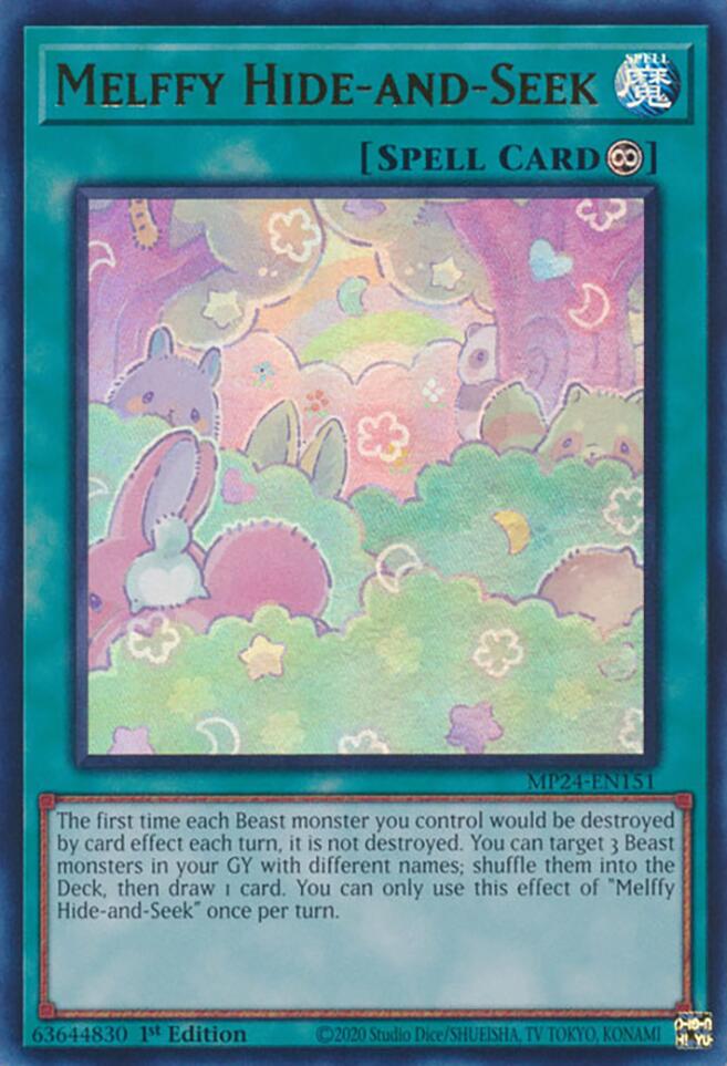Melffy Hide-and-Seek [MP24-EN151] Ultra Rare - Yugioh Cards For Your TCG Needs!
