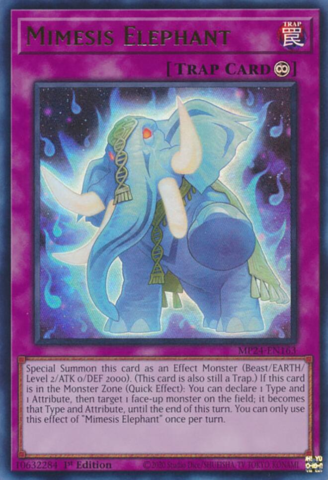 Mimesis Elephant [MP24-EN163] Ultra Rare - Yugioh Cards For Your TCG Needs!