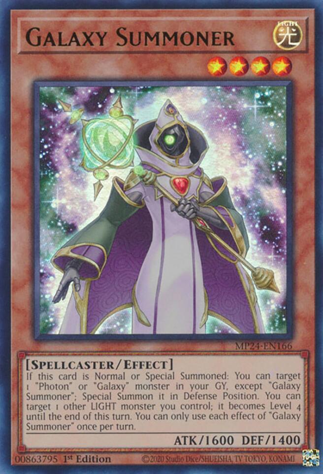 Galaxy Summoner [MP24-EN166] Ultra Rare - Yugioh Cards For Your TCG Needs!
