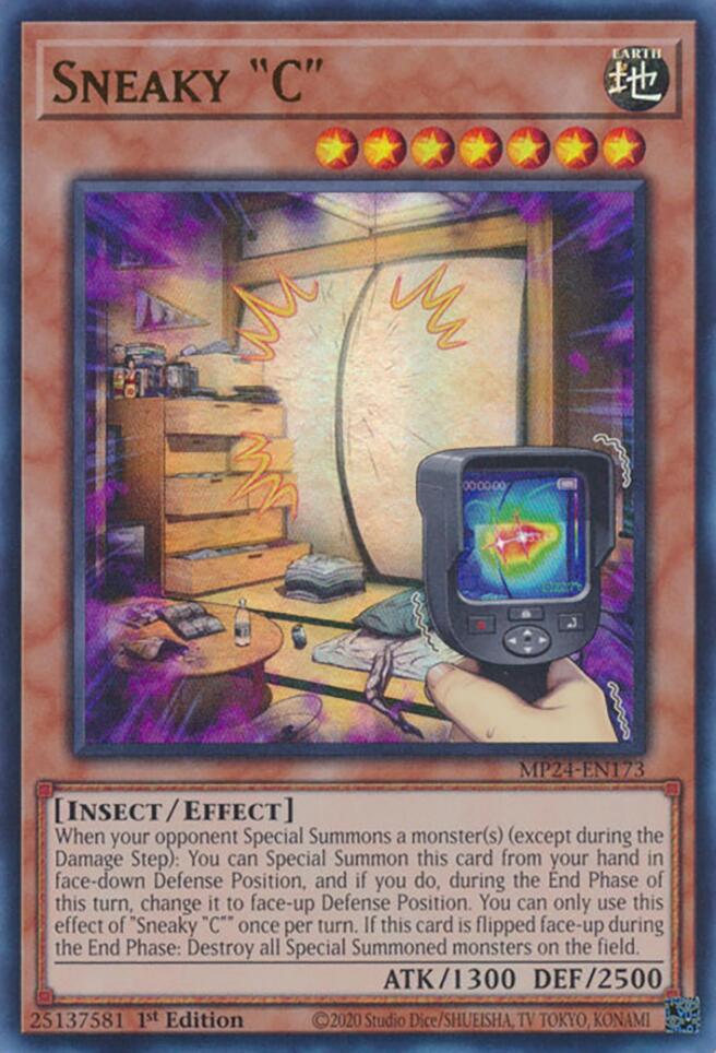 Sneaky "C" [MP24-EN173] Ultra Rare - Yugioh Cards For Your TCG Needs!