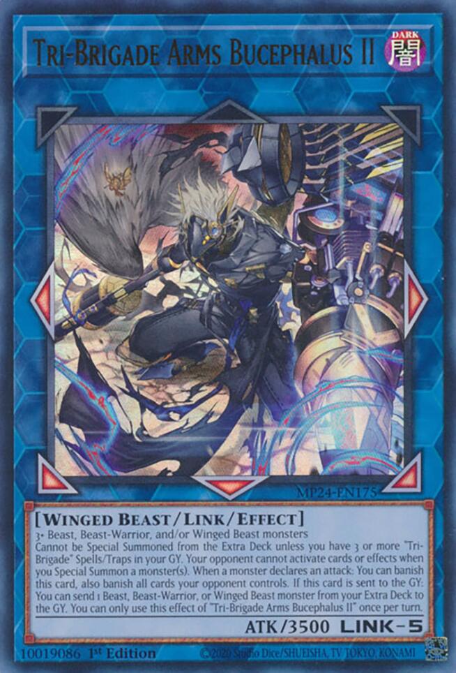 Tri-Brigade Arms Bucephalus II [MP24-EN175] Ultra Rare - Yugioh Cards For Your TCG Needs!