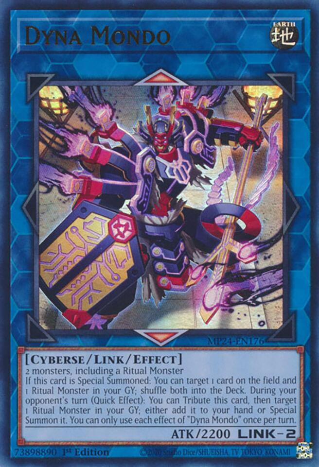 Dyna Mondo [MP24-EN176] Ultra Rare - Yugioh Cards For Your TCG Needs!