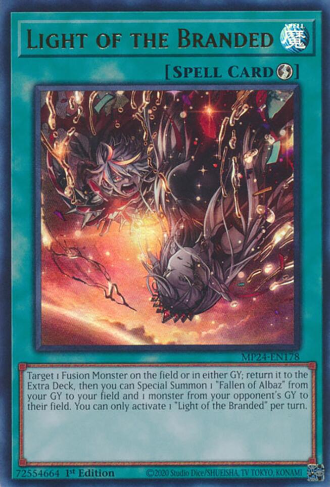 Light of the Branded [MP24-EN178] Ultra Rare - Yugioh Cards For Your TCG Needs!